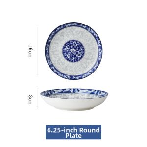 Chinese Style Ceramic Dining Set Creative Sharing Plate Dining Utensils Combination for New Year round Table Fan Shape Dish Plate Soup
