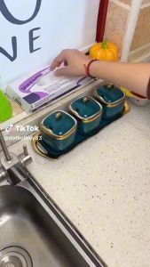 Găng tay cao su hộp 100 bao tay nấu ăn siêu dai Victoria Bay làm bếp vệ sinh siêu dai chất liệu TPE không mùi chống nhăn