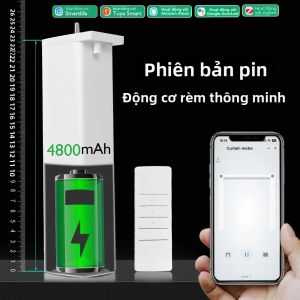 Động Cơ Rèm Thông Minh Chạy Bằng Pin Tuya Zigbee Rèm Điện Tự Động Không Dây Có Dây Có Điều Khiển Từ Xa Cho Ứng Dụng Alexa Và Smartlife