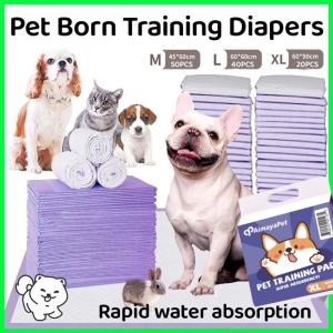 AimayaPet Pet Pee Pad Puppy Training Pad Cat Wee Poop Disposable Absorbent Pet Diaper Pad For Dogs