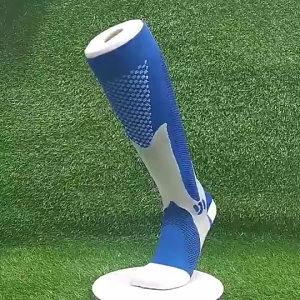 ถุงเท้ากีฬาบีบอัด ถุงเท้าวิ่ง ความยาวเข่า กระชับสัดส่วน แบบยืดหยุ่น เหมาะกับใส่เล่นโยคะ ฟิตเนส วิ่ง