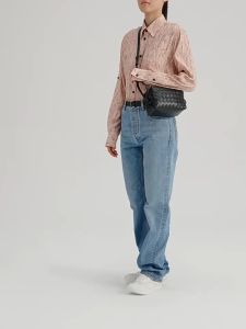 Cowhide macaron small hand-woven womens bag simple solid color fashion one-shoulder crossbody small square bag