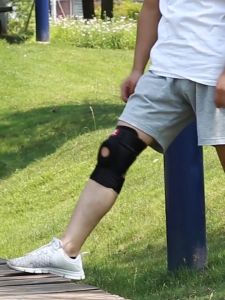 Adjustable Knee Compression Sleeve: Relief & Support for Men & Women