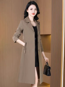 MAIMEI | Hangzhou Esprit Womens Long Coat Spring Autumn New Style High End Lady Middle Age Mom Fashionable Korean Version Regular Sleeve