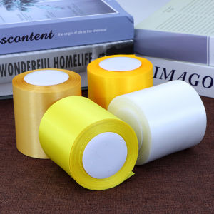 8cm Wide Silk Ribbons Colored Ribbons Ribbon Decoration Multicolor Color Stripes Wedding Festival Chair Back Flowers Ribbon Gift Box Satin Ribbon