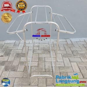 ARCER - JEMURAN BAJU / PAKAIAN / HANDUK ALUMINIUM WARNA / 140 Cm / 1.4M / BIRU