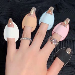 YS00079-- Mini finger puff small air cushion concealer water drops cotton candy makeup finger puff 1pcs/3pcs35pcs/10pcs