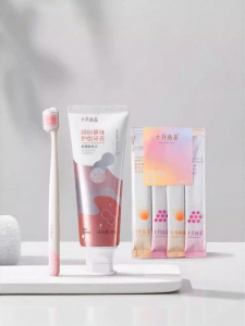 SHI YUE JIE JING | Postpartum Soft Toothbrush with Probiotic and Teeth Cleaning Toothpaste