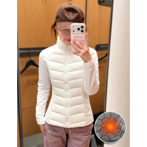 SUHUIQIAN | Slim Thick Warm Down Vest White