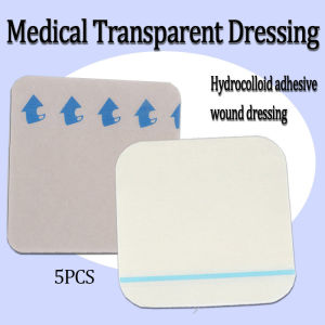 5PCS Medical Transparent Hydrocolloid Adhesive Wound Dressing Thin Healing Pad Wound Patch Acne Patch
