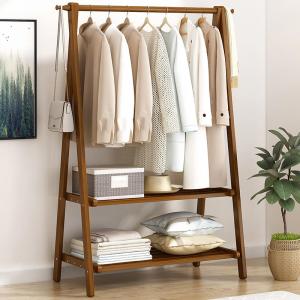 Foldable Solid Wood Clothesline Home Bedroom Balcony Hanging Rack Hat Coat Stand Gift Mat Simple Style Phone Accessories
