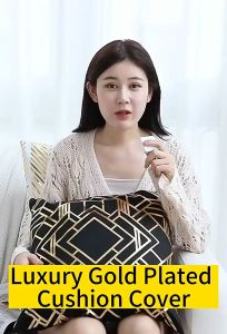 Black Series Pillow Cushion Cover / Sarung Bantal Tutup Bantal Sofa Berudru