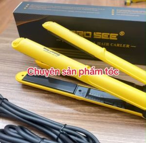 May young Máy duỗi tóc cao cấp bản nhỏ 25cm chất liệu gốm ceramic chống dính an toàn bền bỉ 5 mức chỉnh nhiệt 140-220 độ