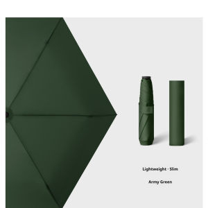 110g Japanese Super Light Umbrella Carbon Fiber Lightweight and Compact Portable Pencil Umbrella 50% Fold Mini Folding Umbrella
