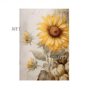 Oil Painting By Numbers spring landscape sunflower Number Drawing Canvas DIY Pictures By Numbers Home Decor