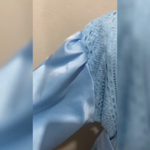 Pakaian Gamis Anak Perempuan Remaja Anak Tanggung Maxi Alika Kids  3-14 Tahun  Matt Satin Velvet Mix Brokat Malika