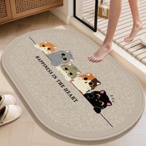 YK MORE | Absorbent Non-slip Silica Mud Foot Mat
