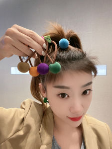 Dây Buộc Tóc Nhung Có Độ Đàn Hồi Cao Đầy Màu Sắc Đơn Giản Đa Năng Dây Buộc Tóc Cho Bé Gái Mùa Thu Mùa Đông Phụ Kiện Tóc Mới Xuất Hiện