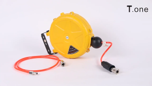 Mini 8x5mm 10m Automotive Air Hose Reel Automatic Retractable Reel  Car Wash & Workshop Air Hose Reel