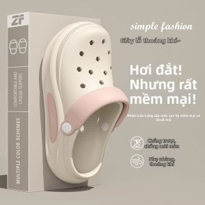 JUANSE | Dép Nữ Đế Dày Chống Trượt Chống Hôi