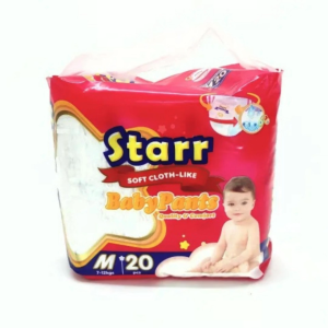 Starr Soft Cloth-Like Pants Baby Diaper Medium 20