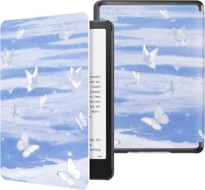 MoKo Case for All-New 7" Kindle Paperwhite 12th Gen 2024&Kindle Colorsoft Signature Edition 2024Lightweight PU Protective Shell Cover with Auto Wake/Sleep for Kindle Paperwhite 2024