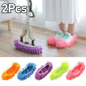 Home Floor Cleaning Micro Fiber Shoes Chenille Dust Mop Slippers Cleaning Lazy Shoe Covers Mopping Slippers Cover