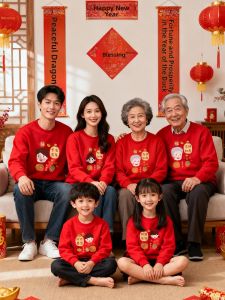 Family Matching Outfit Autumn Winter Hoodie