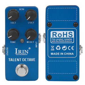 IRIN RS-19 TALENT OCTAVE Pedal 3 Octave Separate Volume Control Electric Guitar Effect Pedal True Bypass Guitar Accessories