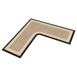 Easy-Clean Non-Slip Water-Absorbent Kitchen Doormat L-shaped