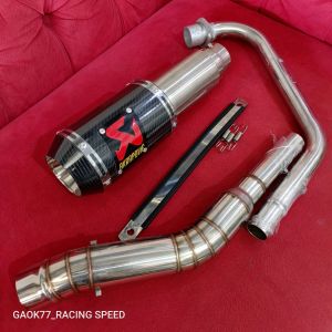 Knalpot Akrapovic Gp Lorenzo Vixion Cbr150r Cb150r R15 Byson Mx satria gsx sonic supra gtr dl