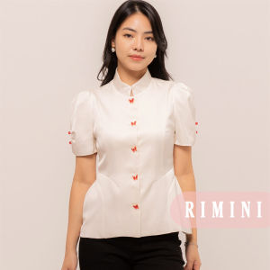 RIMINI - Atasan Wanita Formal Lengan Puff Size XS-XL - Roisin Top CC32031