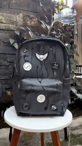 badgeDhon id Tas ransel leonardo Wild waterproof anti air sticker logo