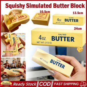 KEBETEME Butter Stick Squishy Toy Soft Slow Rebound Sensory Fidget Stress Relief Squeeze Toy for Kids Adults Anxiety ADHD Autism Gift