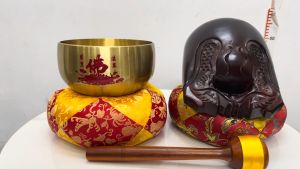 Bộ chuông mõ đài loan 7in tiếng kêu cực vang đk 19cm