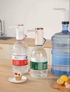 MEEVIDA Touch-Tone Type-C Rechargeable Water Dispenser Pump with Antibacterial Silicone