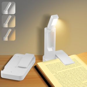 Usb Recharege Bookmarks Read Lamp Mini Reading lights Learning Clip Lights Small Folding Book Light Portable Reading Night Light