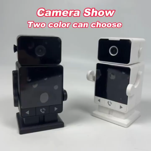 CCTV Black Robot / CCTV Smart Camera Black Robot / Kamera Pengintai WiFi 180° Full HD / CCTV WiFi Wireless Smart Home Security