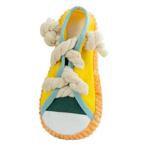 Hipidog | Dog Toy Sound Making Slippers Self Entertaining Chewable Rope Knot Dentistry Toys For Small To Medium Size Dogs Wear Resistant