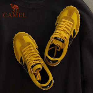 Cameljeans รองเท้ากีฬาสำหรับผู้หญิงรองเท้าผ้าใบผู้หญิงย้อนยุคกันลื่นฤดูร้อน