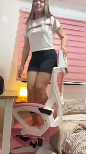 Gaming Chair with Footrest Ergonomic Chair Home Office Chair Adjustable Reclining Chair Swivel Chair