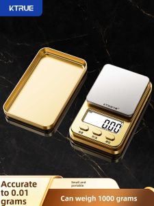 Portable Gold Jewelry Electronic Scale High Precision Commercial Miniature Gram Balance Precision Measurement Kitchen Tool