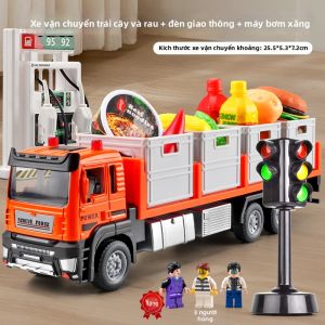 Xe Tải Đồ Chơi Hợp Kim cho Bé Trai 3-6 Tuổi