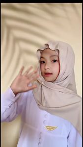 PASHMINA INSTAN INNER LEHER ANAK 4-9 TAHUN JERSEY/PASMINA INNER OVAL JERSEY ANAK Jilbab Muslim Kerudung Wanita Nyaman