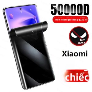 3 Miếng Bảo Vệ Màn Hình Hydrogel Bảo Vệ Sự Riêng Tư Cho Xiaomi Redmi K70E 13R 13C K70 Pro Chống Gián Điệp Không Có Vân Tay Mở Khóa