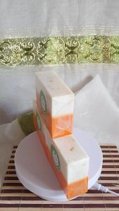 ALL NATURAL(ORGANICS) KOJIC OATMEAL WHITENING SOAP - 135 Grams (3 Pcs.)
