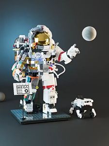 กล่องของขวัญ นักบินอวกาศ ตัวต่อของเล่น 6-12 ปี เด็ก ชุดตัวต่อ ชุดนักบินอวกาศของเล่น