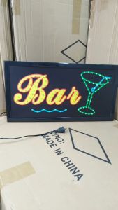 ป้ายไฟ LED Bar เม็คLED เเบบประหยัดไฟ ป้ายไฟอักษร ตกแต่งหน้าร้าน