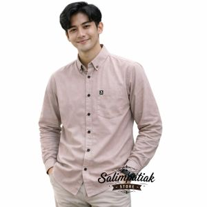Kemeja Pria Lengan Panjang Seragam Kemeja Polos Slimfit Kemeja Cowok