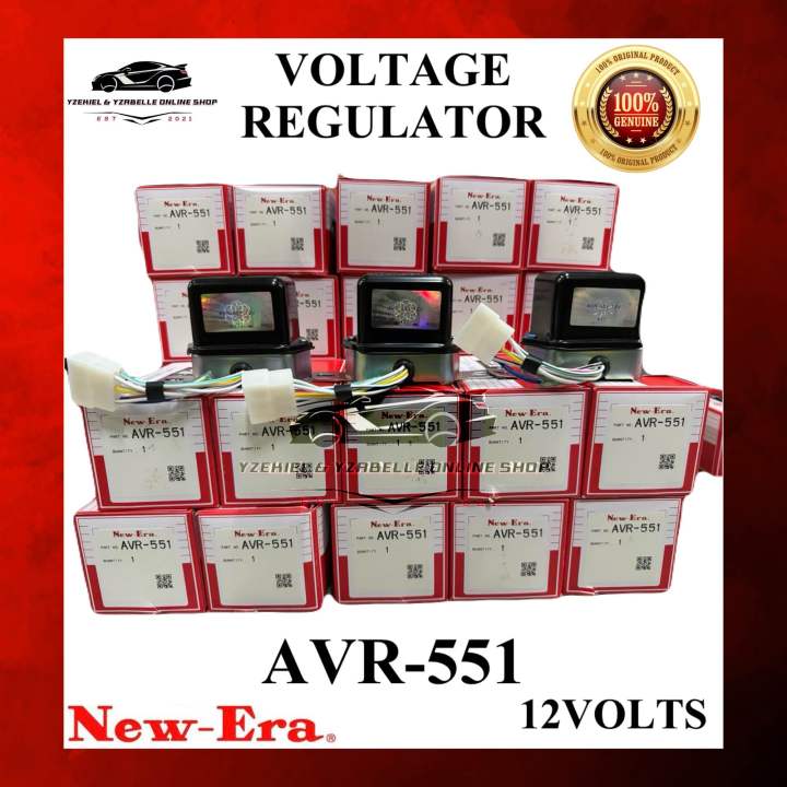 VOLTAGE REGULATOR AVR551 12VOLTS " GENUINE NEW ERA JAPAN" Lazada PH